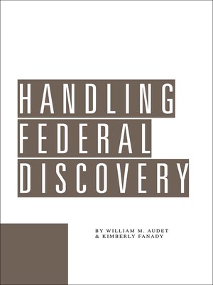 cover image of Handling Federal Discovery